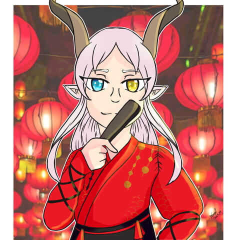 Year of the Dragon-the Warrior Digital-Clip Studio Paint